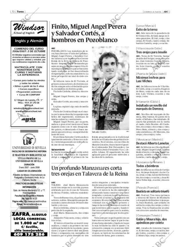 ABC SEVILLA 24-09-2006 página 70