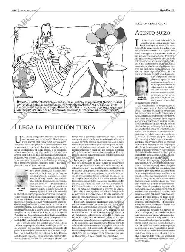 ABC MADRID 26-09-2006 página 5