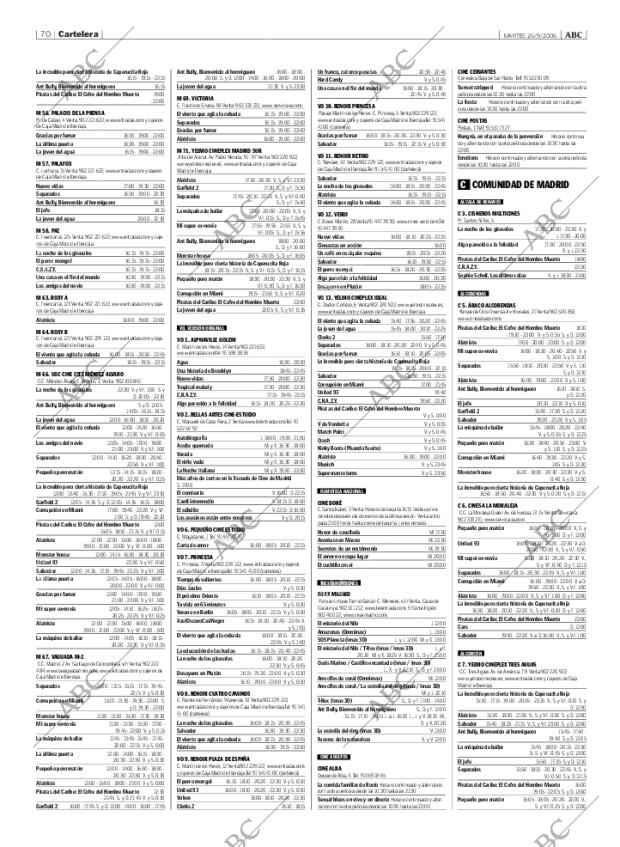 ABC MADRID 26-09-2006 página 70