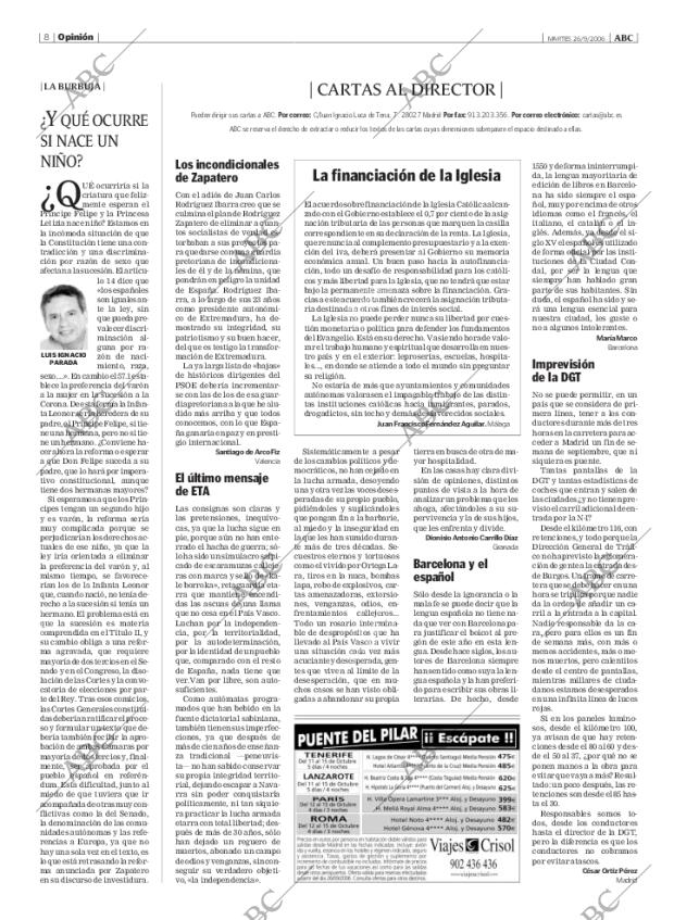 ABC MADRID 26-09-2006 página 8
