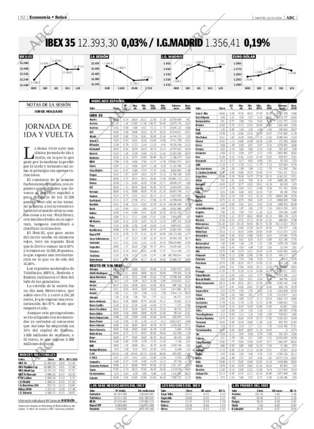 ABC MADRID 26-09-2006 página 92
