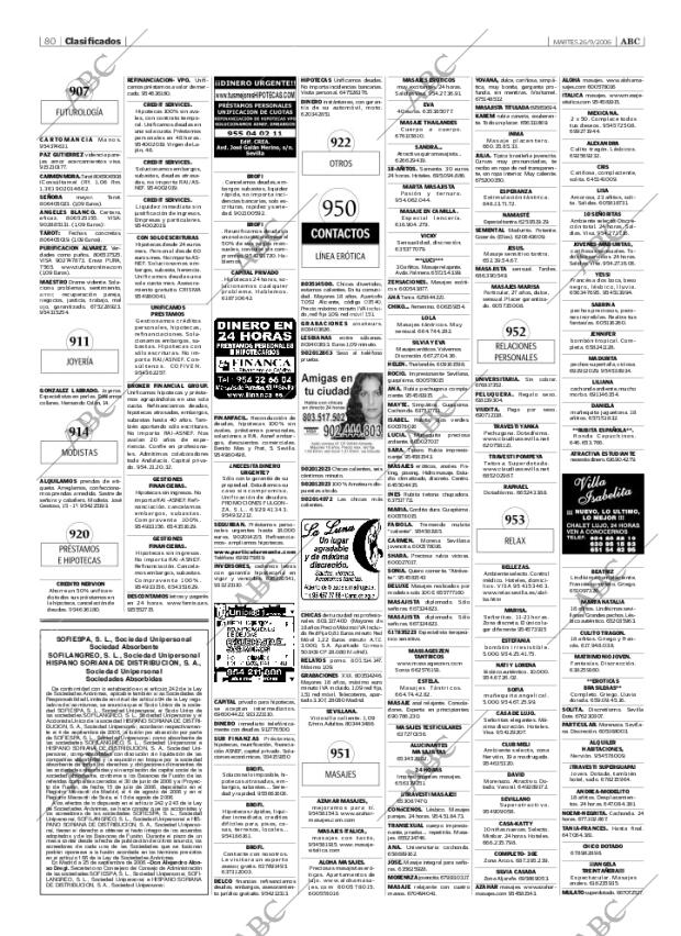 ABC SEVILLA 26-09-2006 página 80