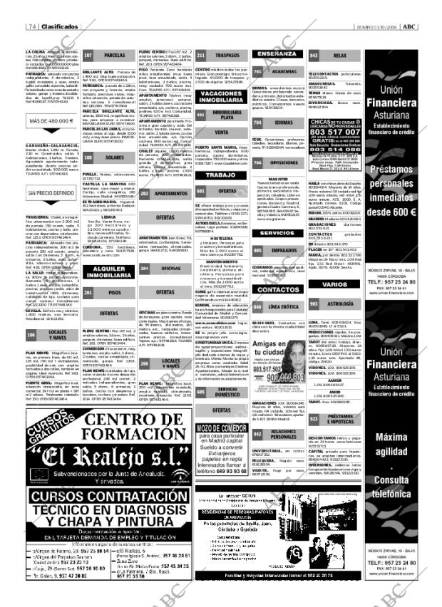 ABC CORDOBA 01-10-2006 página 74