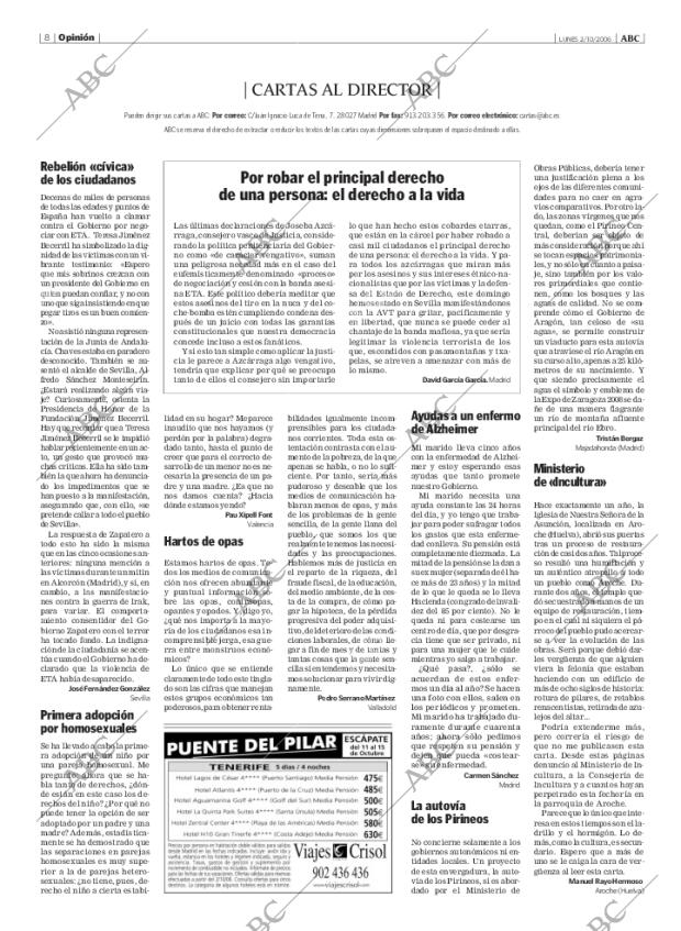 ABC MADRID 02-10-2006 página 8