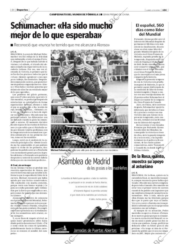ABC MADRID 02-10-2006 página 84