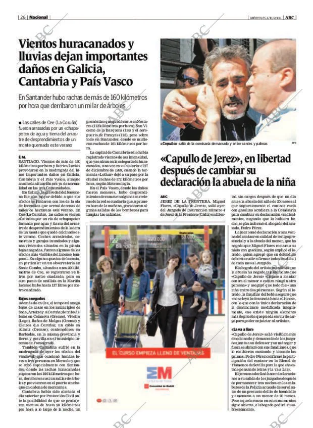 ABC MADRID 04-10-2006 página 26