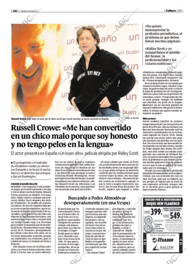 ABC MADRID 05-10-2006 página 65