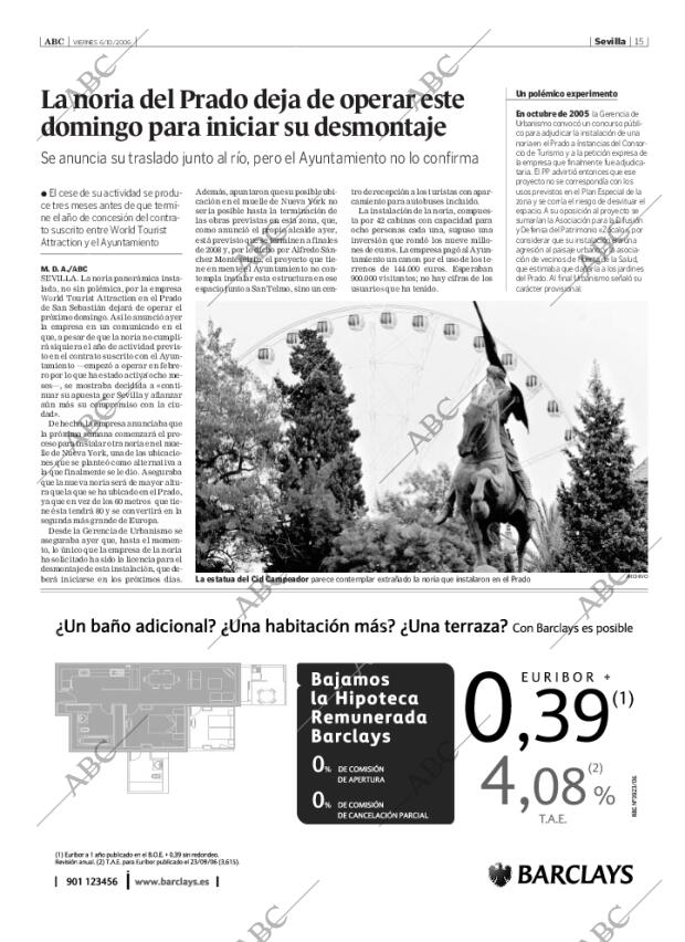 ABC SEVILLA 06-10-2006 página 15
