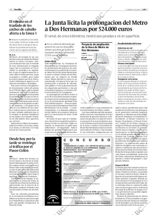 ABC SEVILLA 06-10-2006 página 16