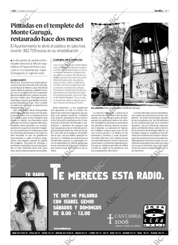 ABC SEVILLA 06-10-2006 página 19