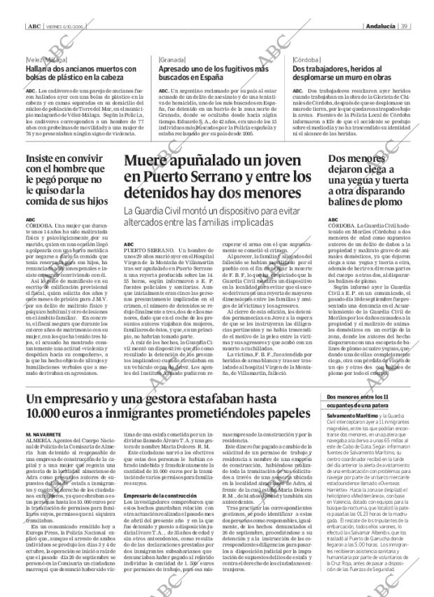 ABC SEVILLA 06-10-2006 página 39