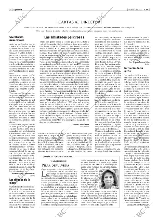 ABC SEVILLA 06-10-2006 página 8