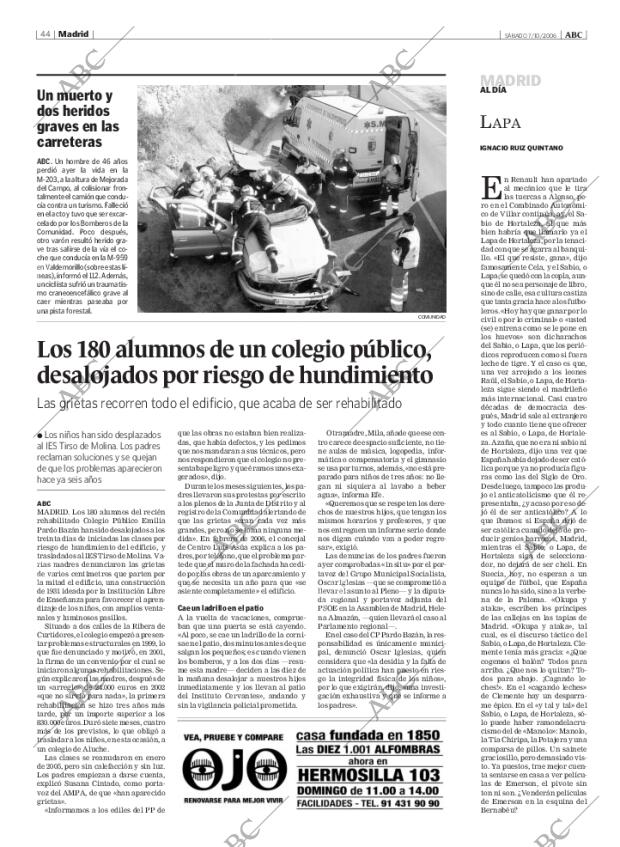 ABC MADRID 07-10-2006 página 44