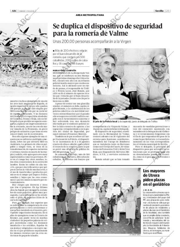 ABC SEVILLA 07-10-2006 página 23