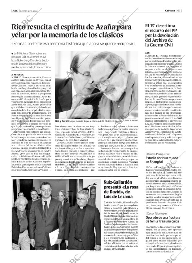 ABC MADRID 10-10-2006 página 67