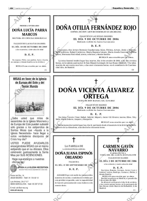 ABC MADRID 10-10-2006 página 79