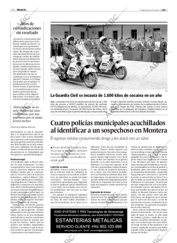 ABC MADRID 11-10-2006 página 40