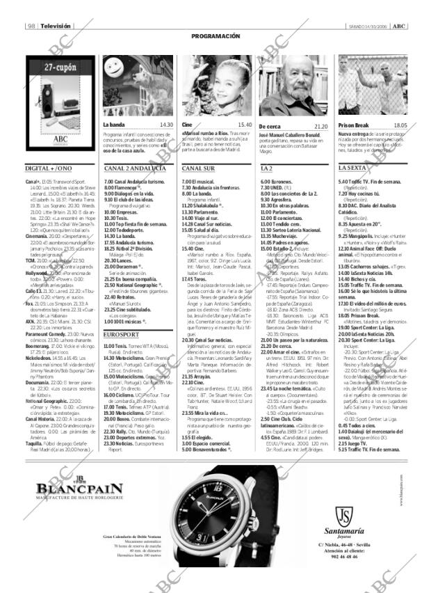 ABC SEVILLA 14-10-2006 página 114