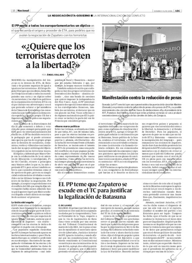 ABC MADRID 15-10-2006 página 18