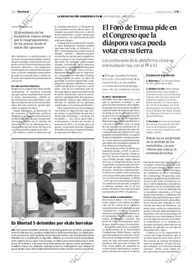 ABC MADRID 16-10-2006 página 14