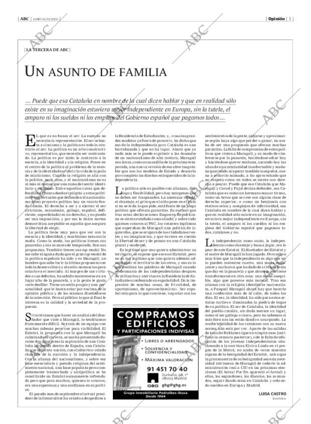 ABC MADRID 16-10-2006 página 3