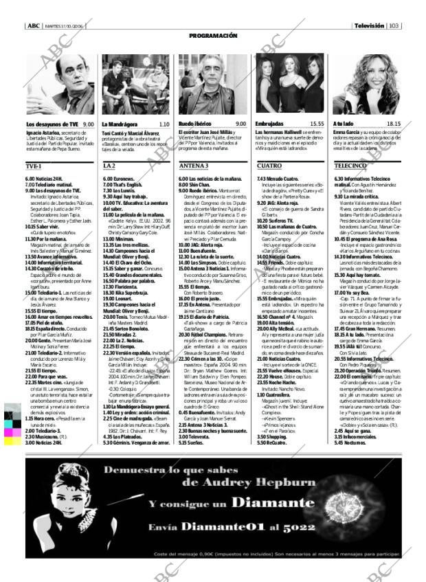 ABC MADRID 17-10-2006 página 103