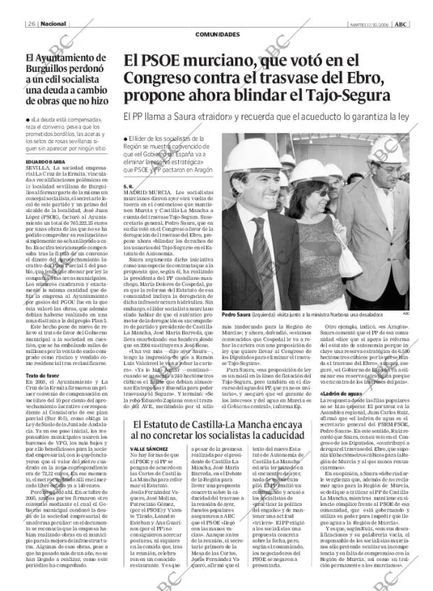 ABC MADRID 17-10-2006 página 26