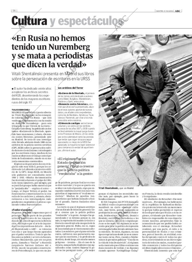 ABC MADRID 17-10-2006 página 56