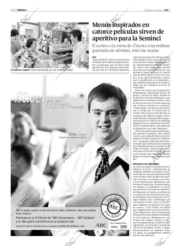ABC MADRID 17-10-2006 página 60