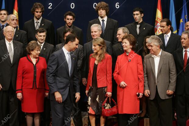 Oviedo 19-10-2006 Xv aniversario de la entrega de los Premios Principe de...