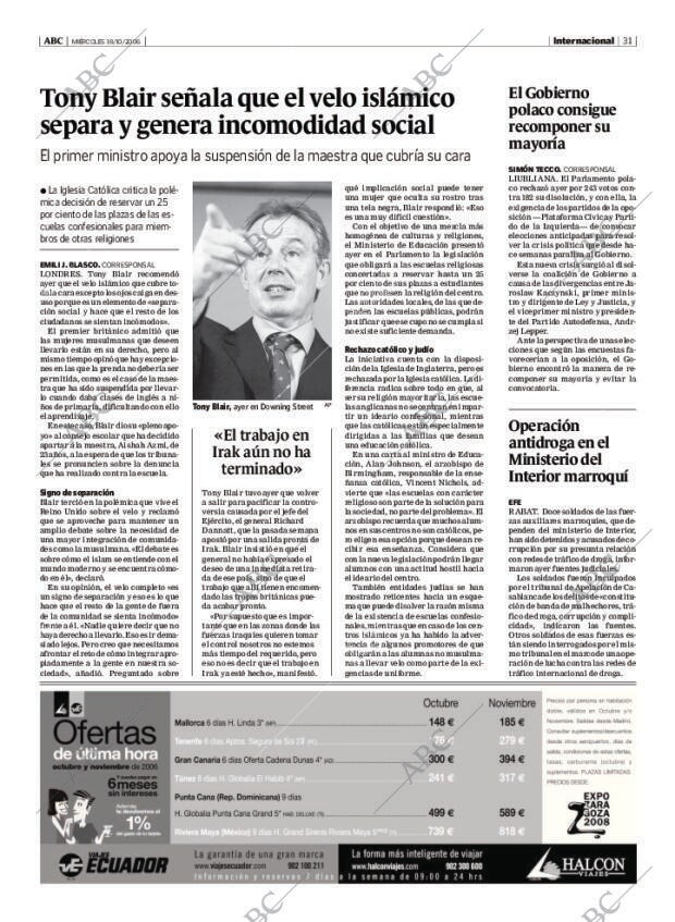 ABC MADRID 18-10-2006 página 31