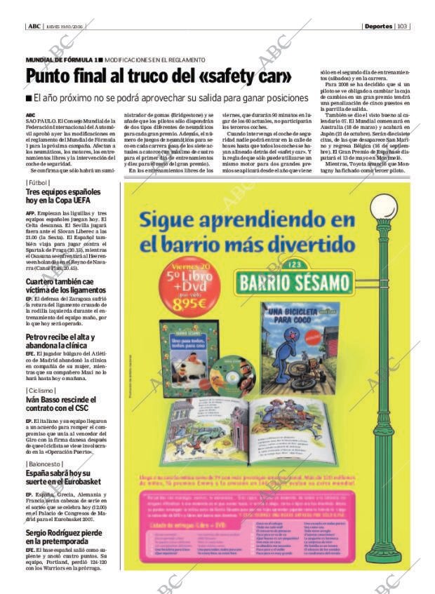 ABC MADRID 19-10-2006 página 103
