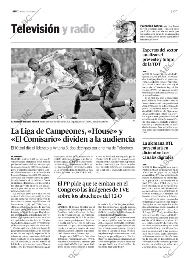 ABC MADRID 19-10-2006 página 107