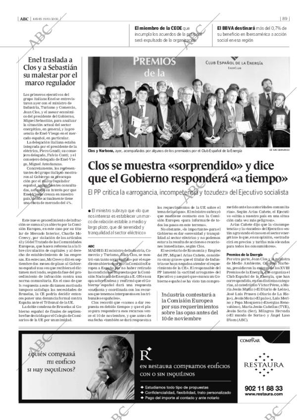 ABC MADRID 19-10-2006 página 89