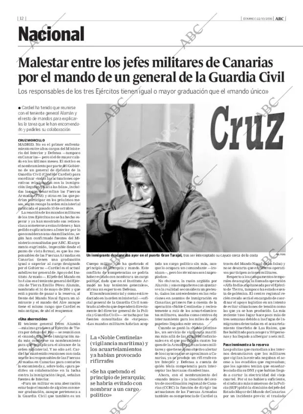 ABC MADRID 22-10-2006 página 12