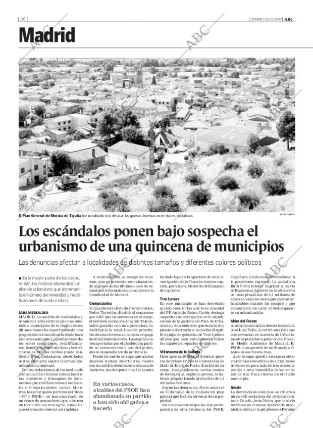 ABC MADRID 22-10-2006 página 36
