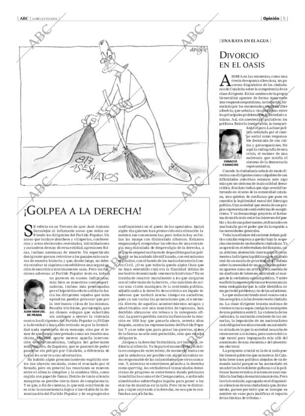 ABC MADRID 23-10-2006 página 5