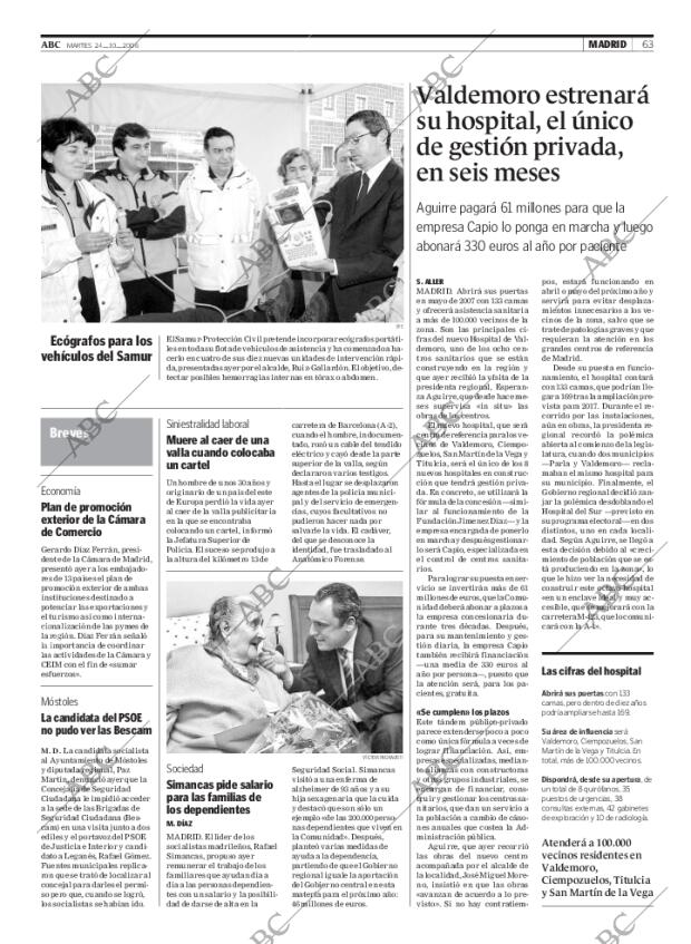 ABC MADRID 24-10-2006 página 63