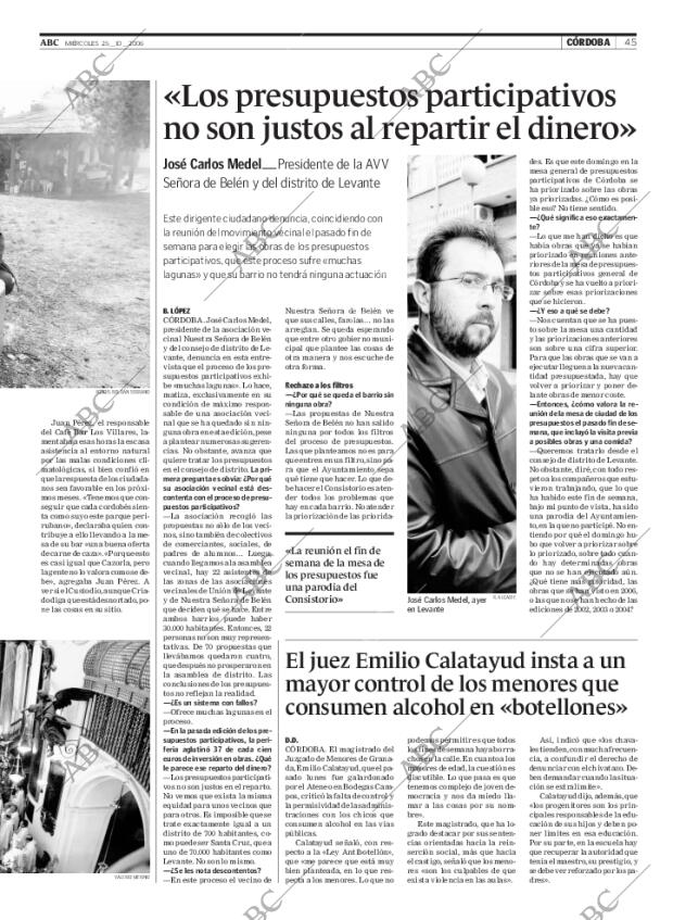 ABC CORDOBA 25-10-2006 página 45
