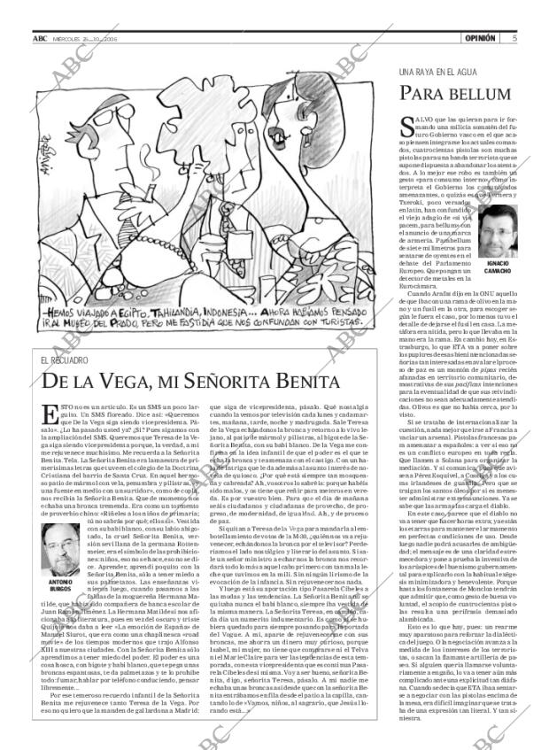 ABC MADRID 25-10-2006 página 5