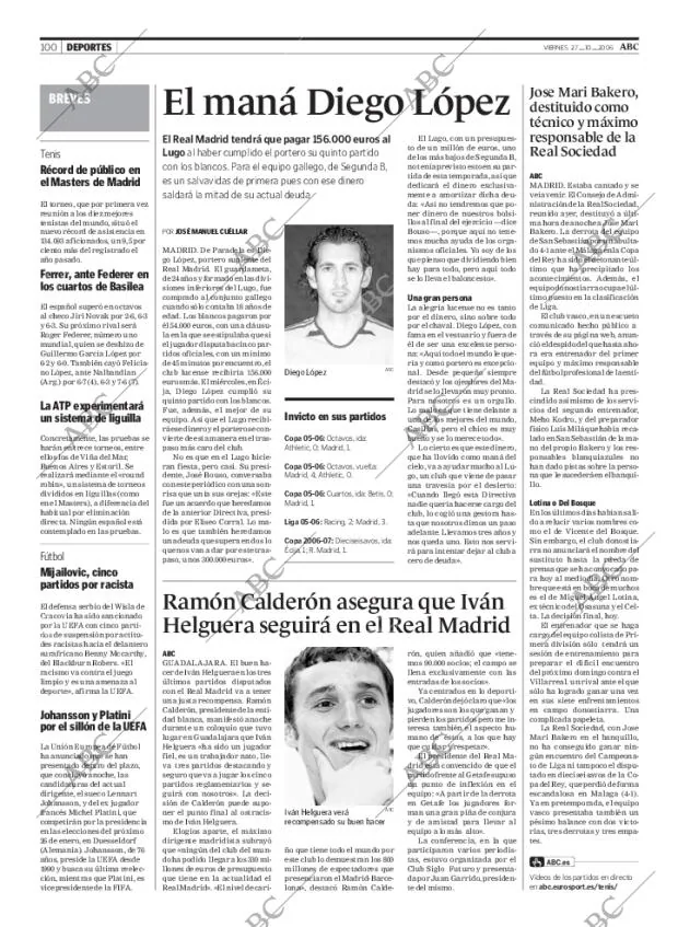 ABC MADRID 27-10-2006 página 100