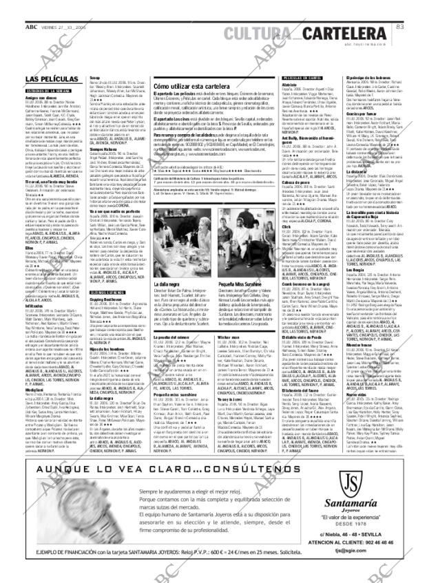 ABC SEVILLA 27-10-2006 página 83