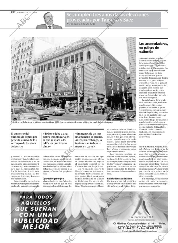 ABC MADRID 29-10-2006 página 65