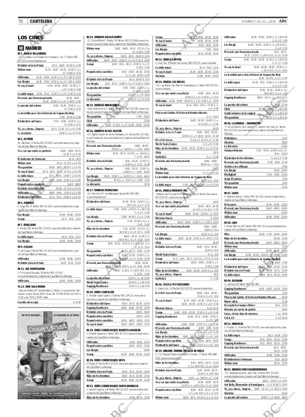 ABC MADRID 29-10-2006 página 78