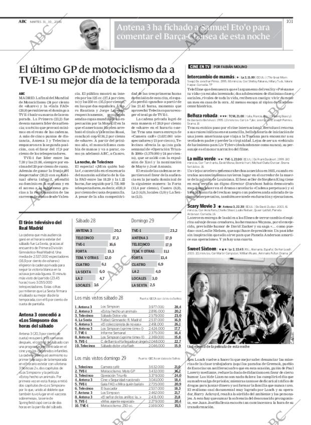 ABC MADRID 31-10-2006 página 101
