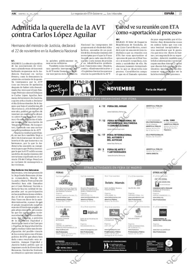 ABC MADRID 31-10-2006 página 15