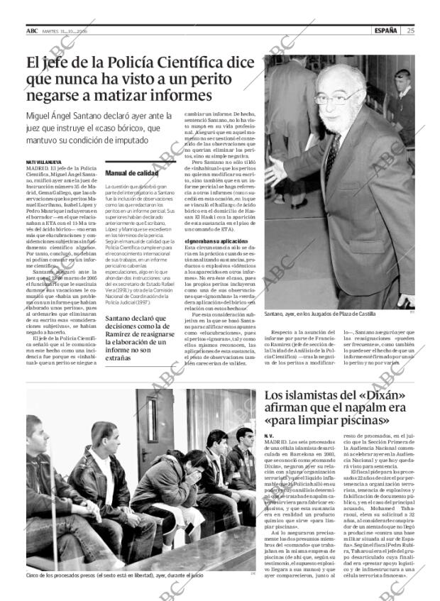 ABC MADRID 31-10-2006 página 25