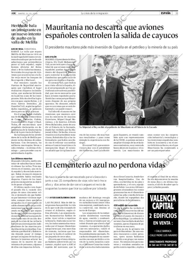 ABC MADRID 31-10-2006 página 31