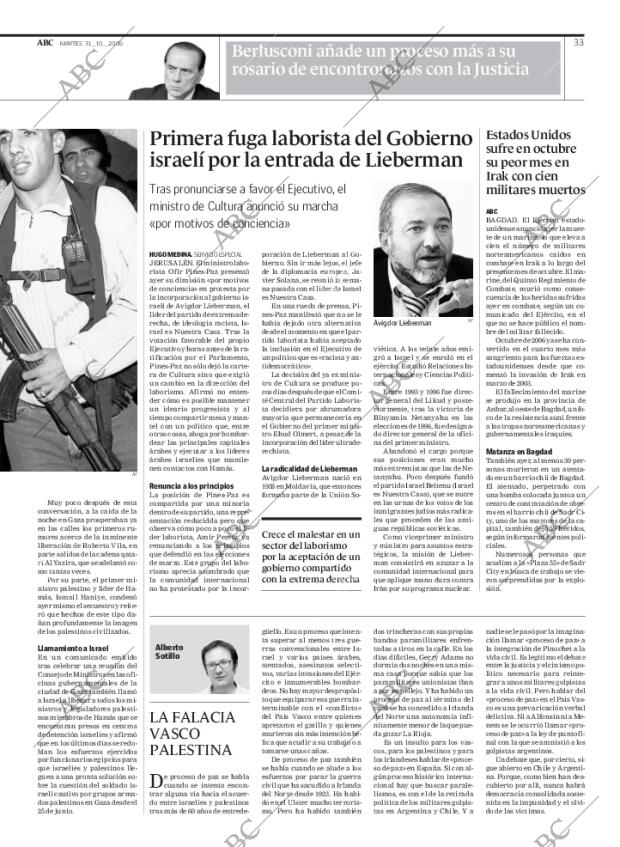 ABC MADRID 31-10-2006 página 33