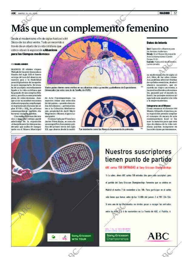 ABC MADRID 31-10-2006 página 57